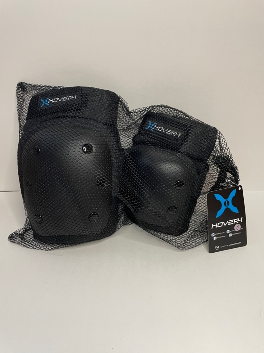 NWT HOVER-1 Black Protective Knee. Elbow & Wrist Pads Set - Picture 1 of 4